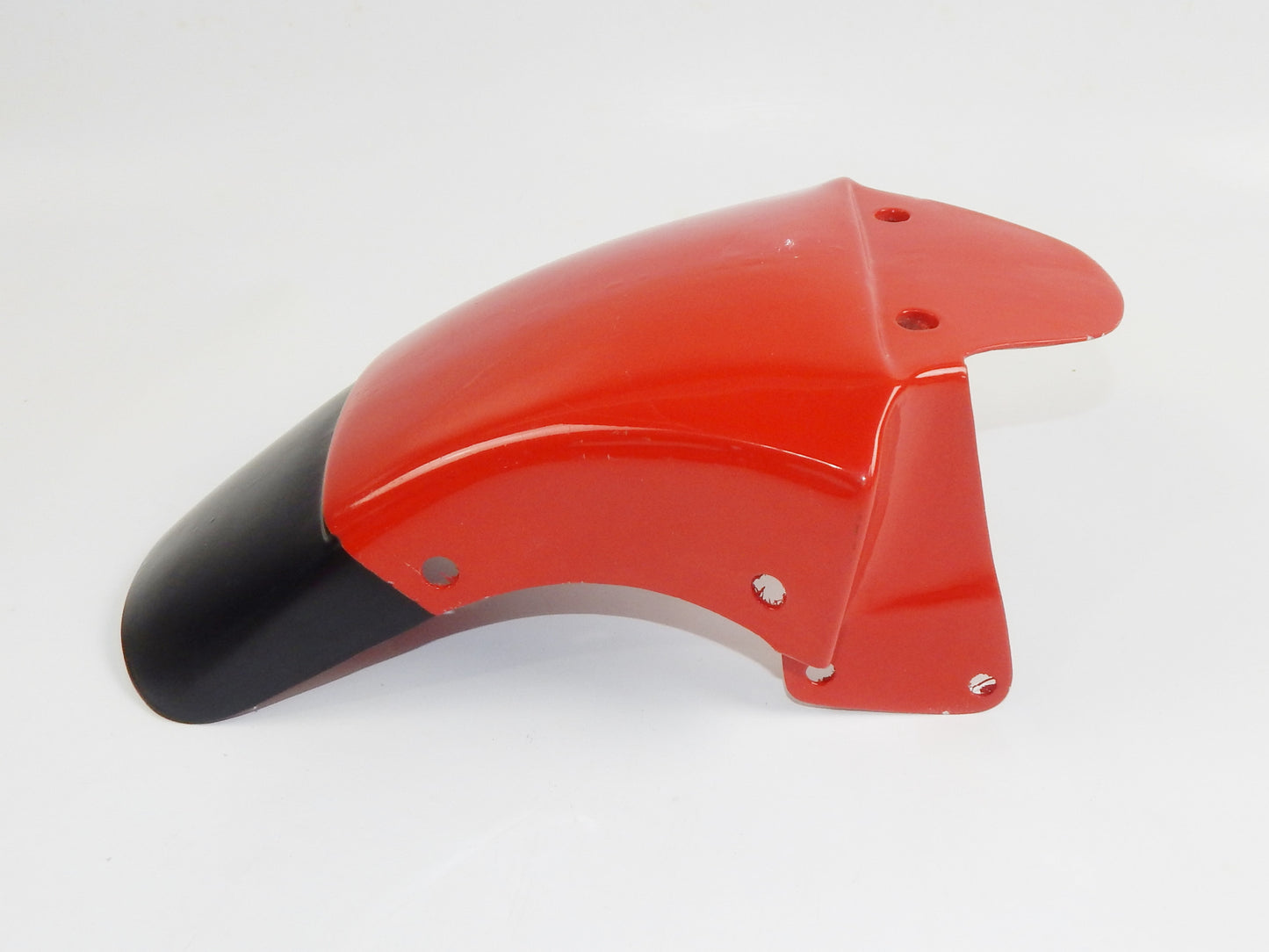 OEM DUCATI CAGIVA ALAZURRA 1985-87 FRONT RED MUDGUARD FIBERGLASS FENDER VINTAGE - MotoRaider