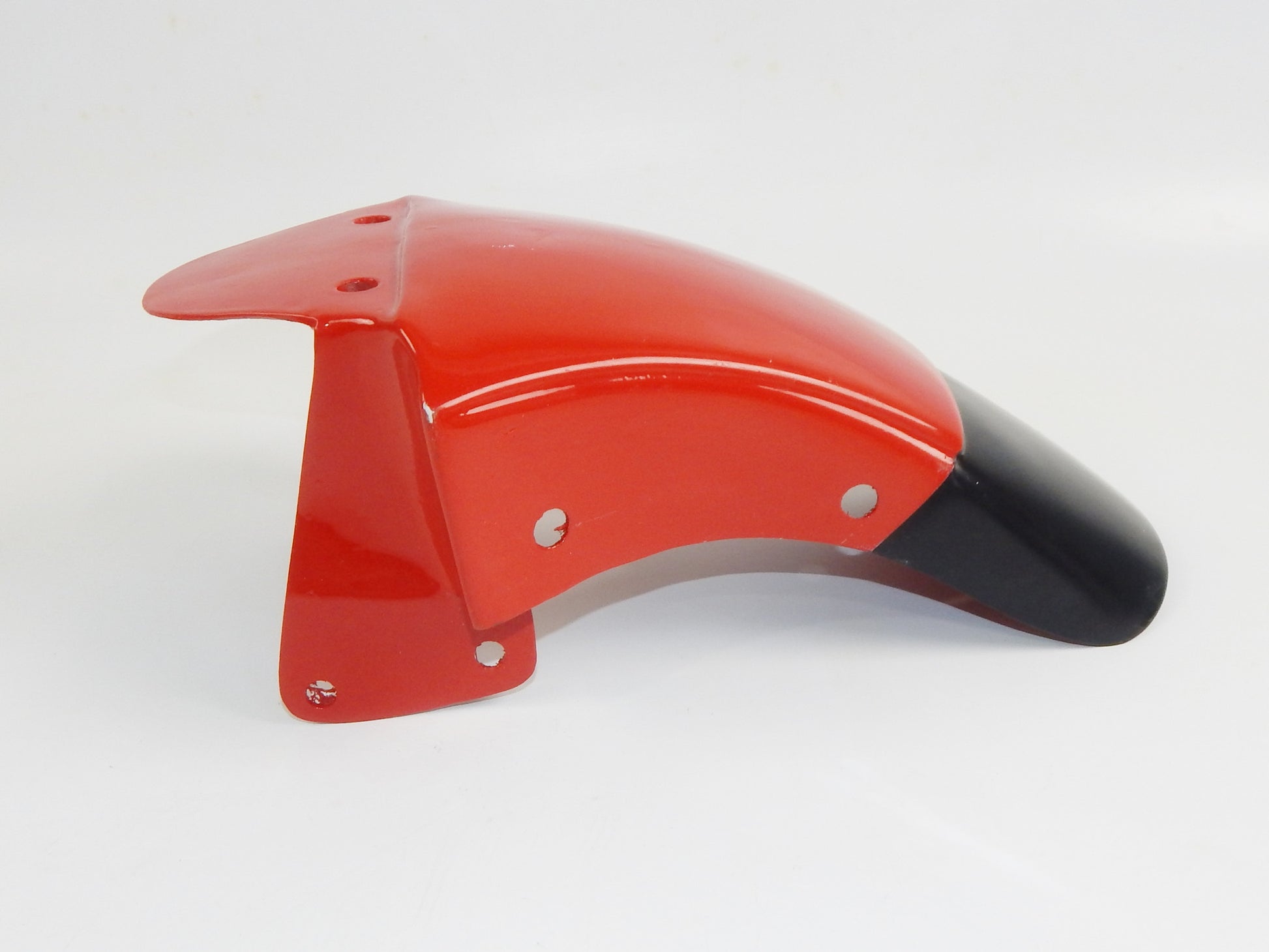 OEM DUCATI CAGIVA ALAZURRA 1985-87 FRONT RED MUDGUARD FIBERGLASS FENDER VINTAGE - MotoRaider