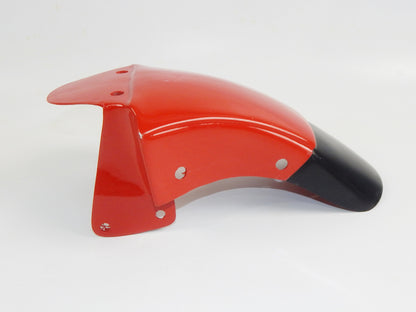 OEM DUCATI CAGIVA ALAZURRA 1985-87 FRONT RED MUDGUARD FIBERGLASS FENDER VINTAGE - MotoRaider