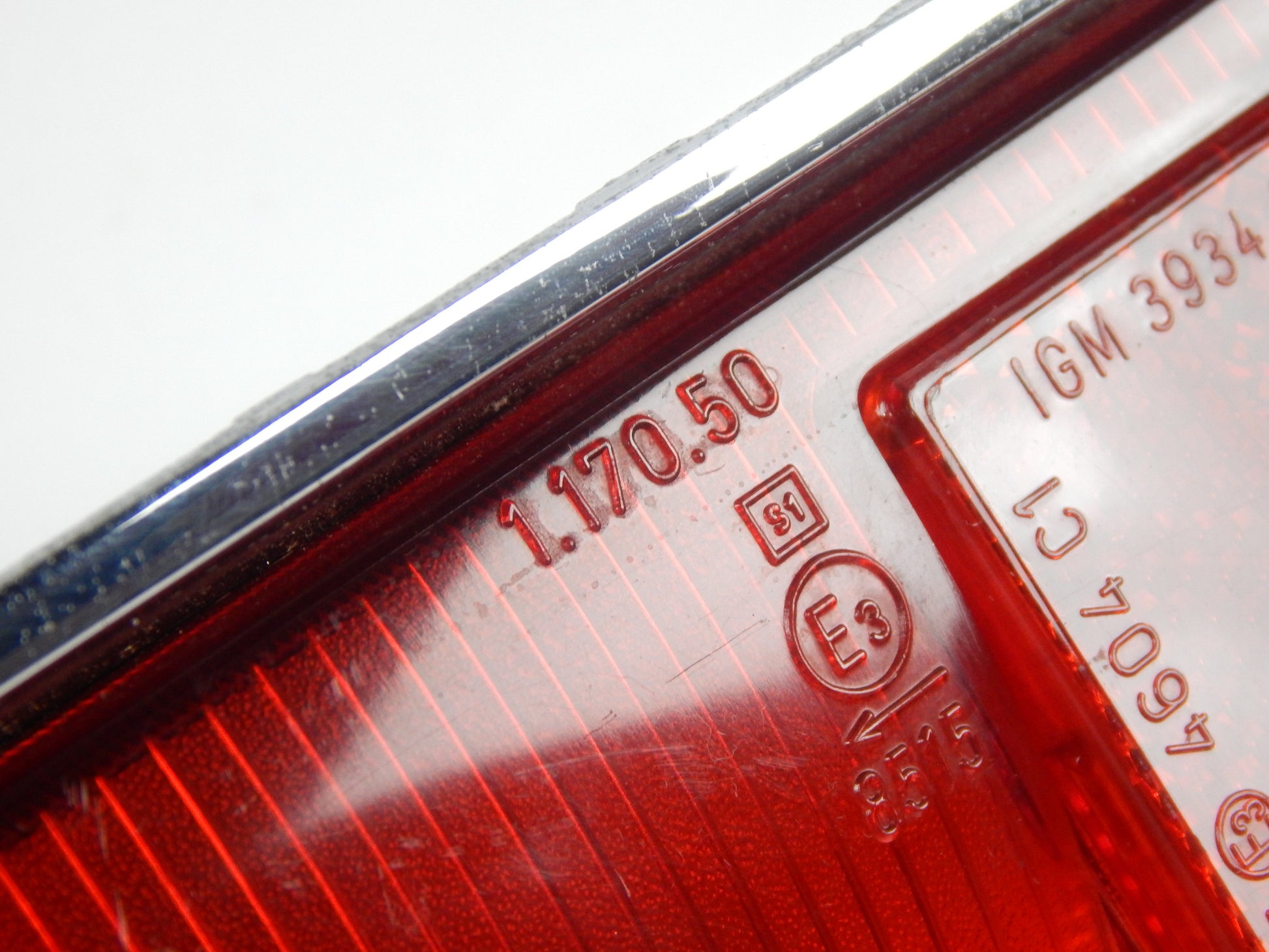 1970's AUTO BIANCHI A111 LEFT TAIL STOP BLINKER LIGHT STARS - MotoRaider