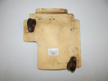 VINTAGE HUSQVARNA 1977 CR GP WR AE REAR WHEEL INNER MUD GUARD FENDER COVER+CLAMP - MotoRaider
