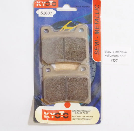 KYOTO YAMAHA FZ/FZR/XJ 600cc TZR 125cc SEMI METALIC REAR PAIR BRAKE PADS S1007 - MotoRaider