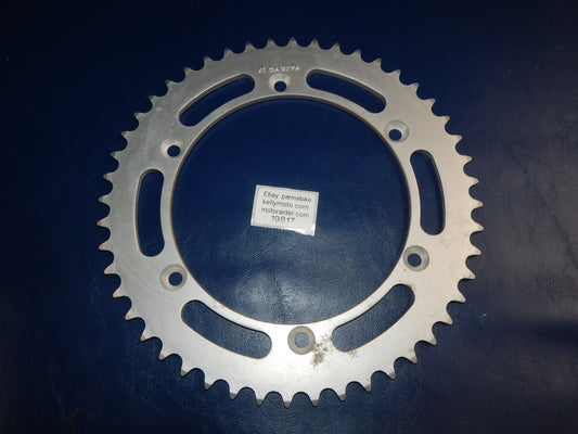CAGIVA 48T REAR WHEEL SPROCKET ALUMINUM DUCATI MORINI HUSQVARNA VINTAGE - MotoRaider