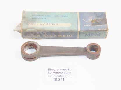 MPM CONNECTING ROD MOTO GUZZI 48cc DINGO OVERALL LENGTH 111mm VINTAGE ITALY - MotoRaider