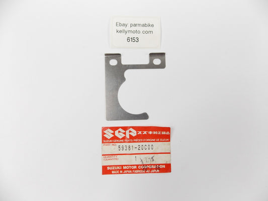 NOS OEM SUZUKI 1988-2002 GS500 / GSX750 CALIPER OUTER SHIM 59381-20C00 - MotoRaider