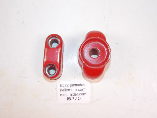 VINTAGE MOTORCYCLE HANDLEBAR TOP CLAMP MARZOCCHI CERIANI 7/8" (22 mm) BOLT D=32 - MotoRaider