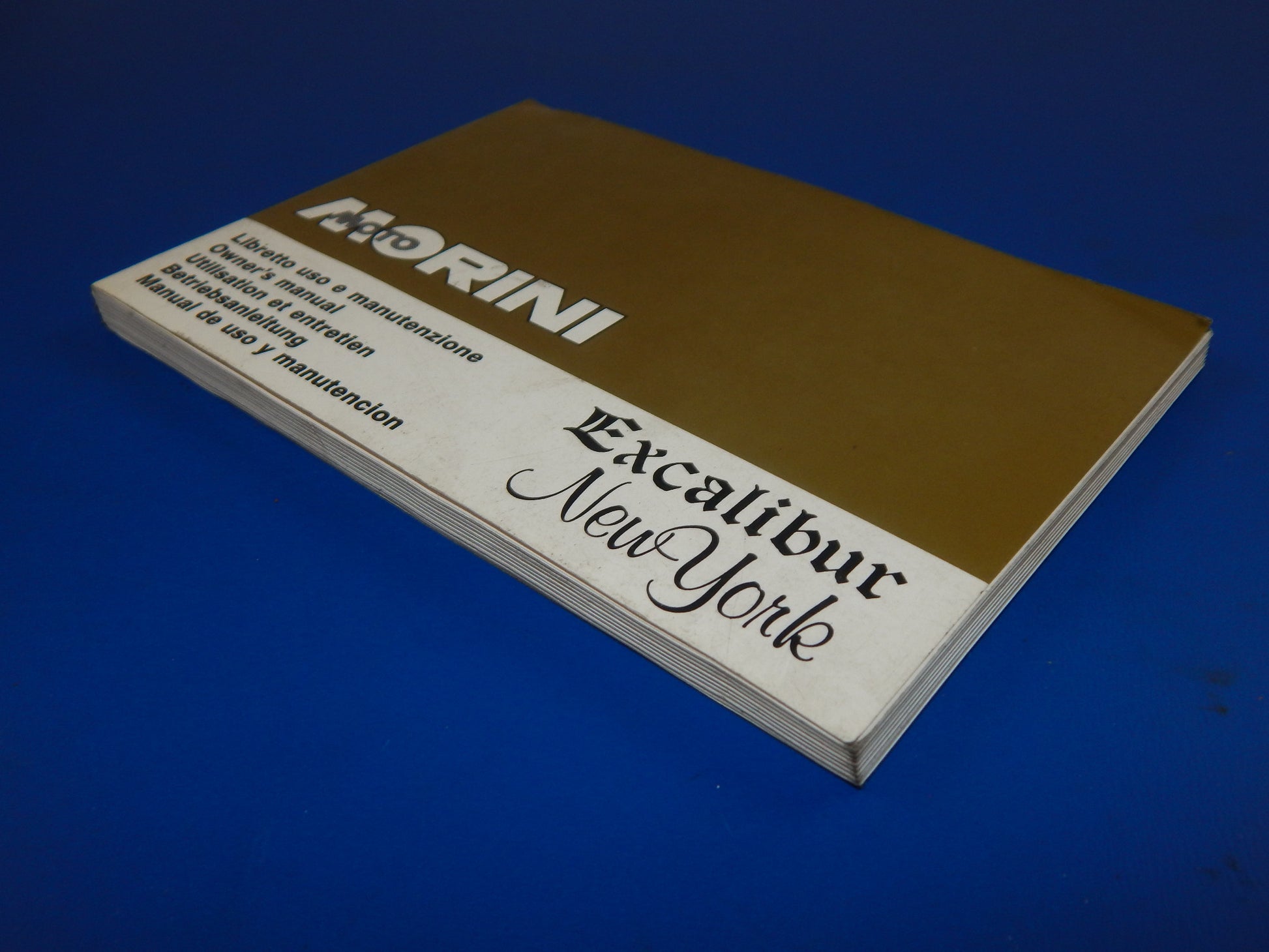 1989 MORINI 350 501 EXCALIBUR NEW YORK MANUAL MAINTENANCE BOOK+WIRING DIAGRAM - MotoRaider