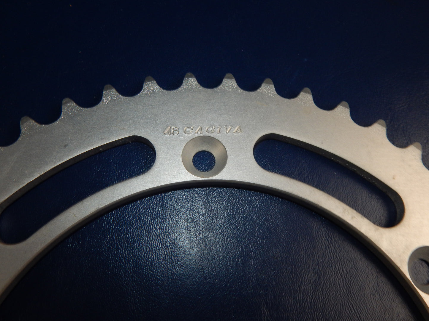 CAGIVA 48T REAR WHEEL SPROCKET ALUMINUM DUCATI MORINI HUSQVARNA VINTAGE - MotoRaider