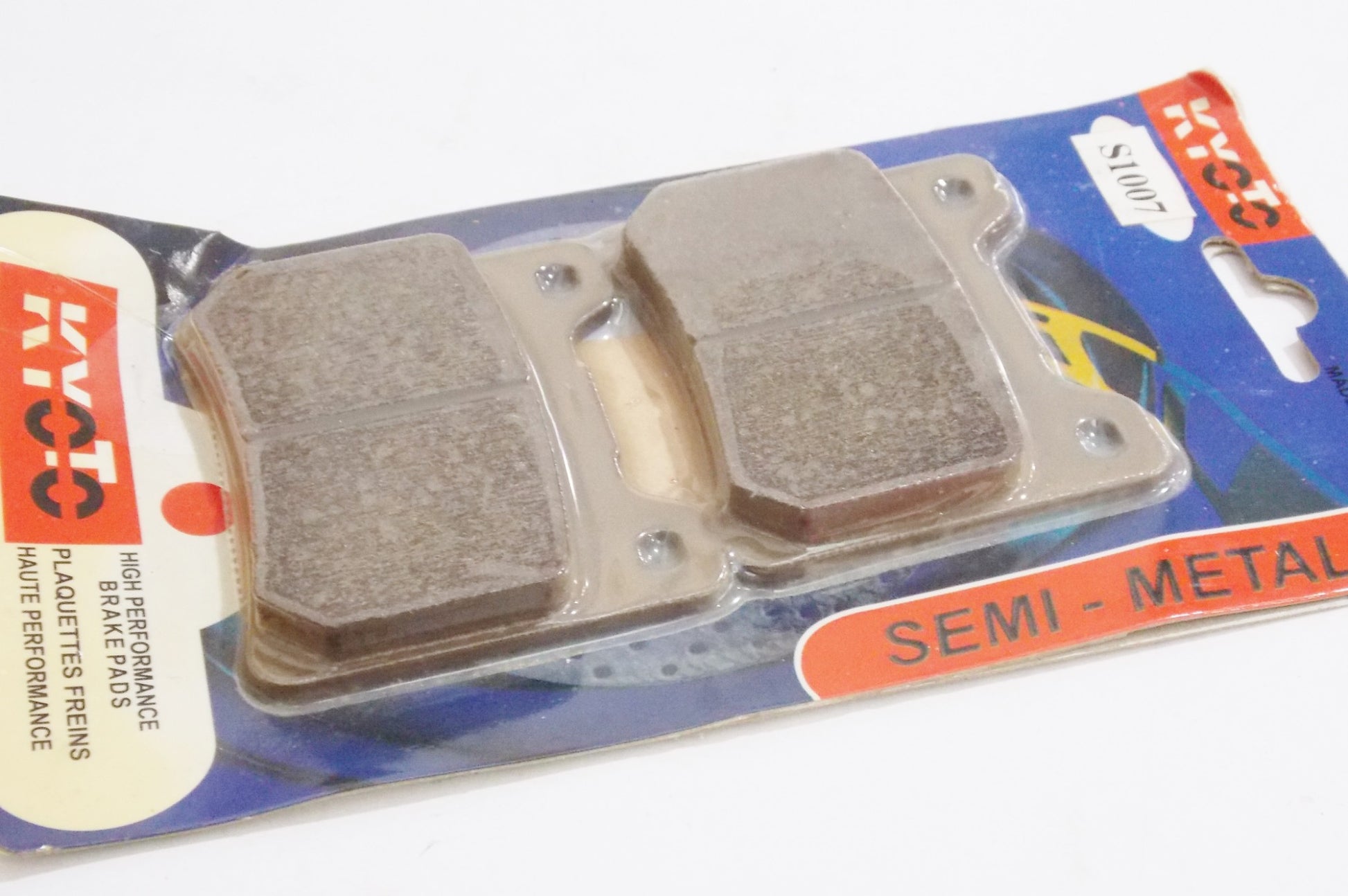 KYOTO YAMAHA FZ/FZR/XJ 600cc TZR 125cc SEMI METALIC REAR PAIR BRAKE PADS S1007 - MotoRaider