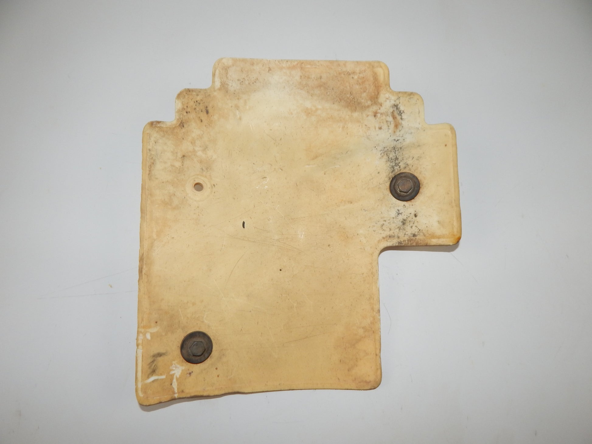 VINTAGE HUSQVARNA 1977 CR GP WR AE REAR WHEEL INNER MUD GUARD FENDER COVER+CLAMP - MotoRaider