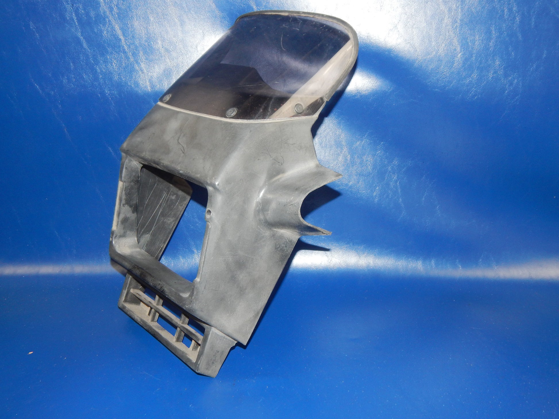 1980's MOTORCYCLE WIND SCREEN SHIELD UPPER FAIRING COWLING CAGIVA MORINI GILERA - MotoRaider