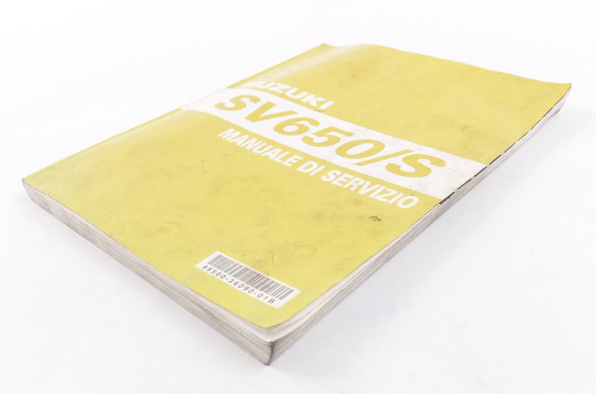 SUZUKI 1999 SV650/S SERVICE MANUAL REPAIR BOOK ITALIAN 99500-36090-01B - MotoRaider