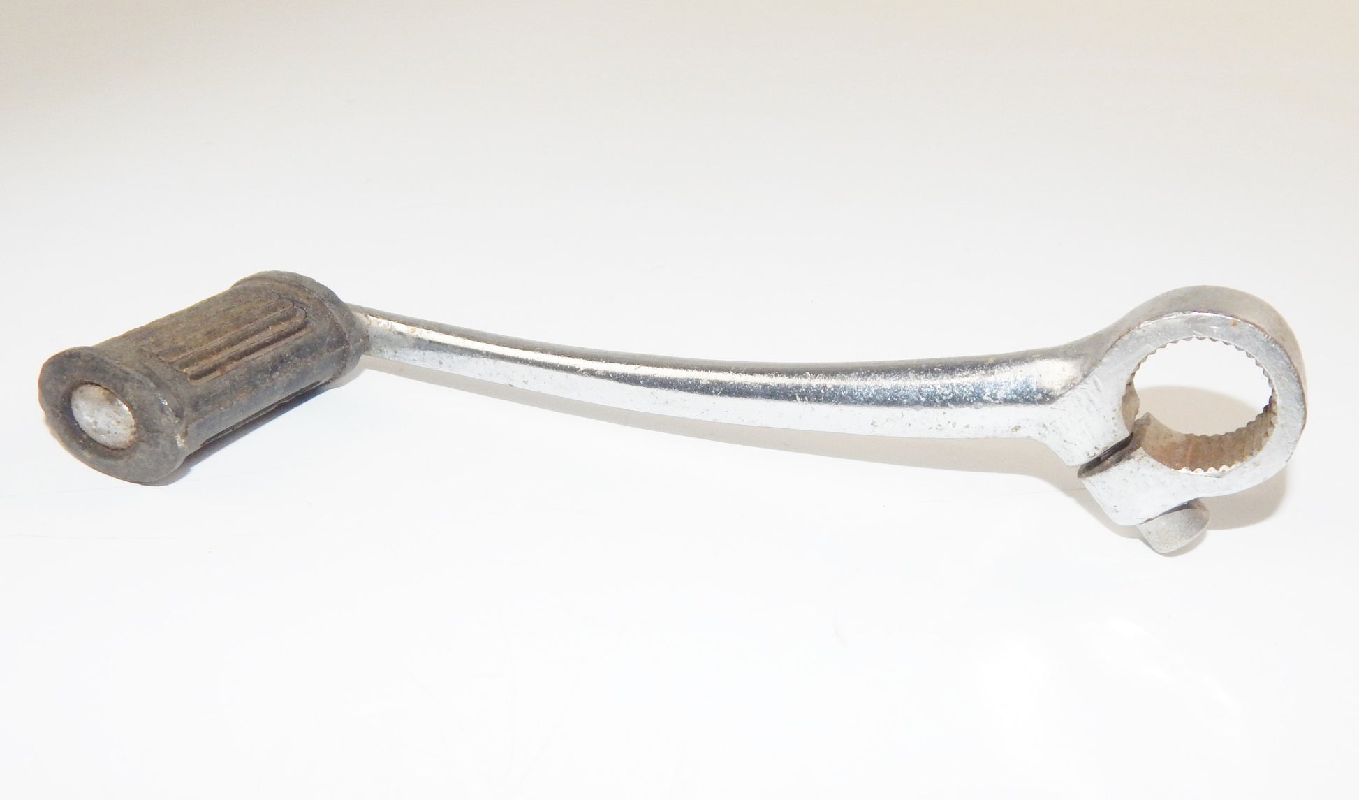 VINTAGE MOTORCYCLE GEAR SHIFTER LEVER PEDAL L=150mm SPLINE D=19mm SUZUKI YAMAHA - MotoRaider
