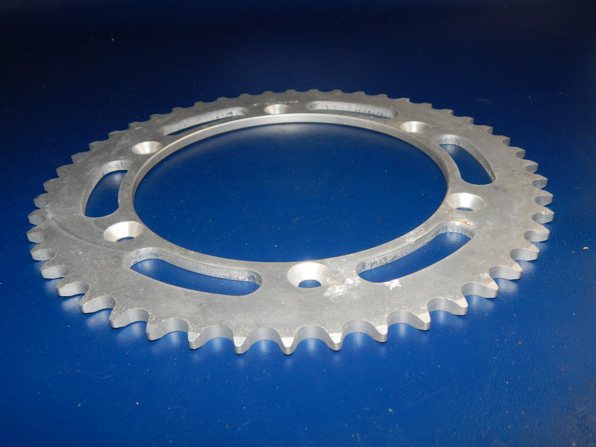 CAGIVA 48T REAR WHEEL SPROCKET ALUMINUM DUCATI MORINI HUSQVARNA VINTAGE - MotoRaider