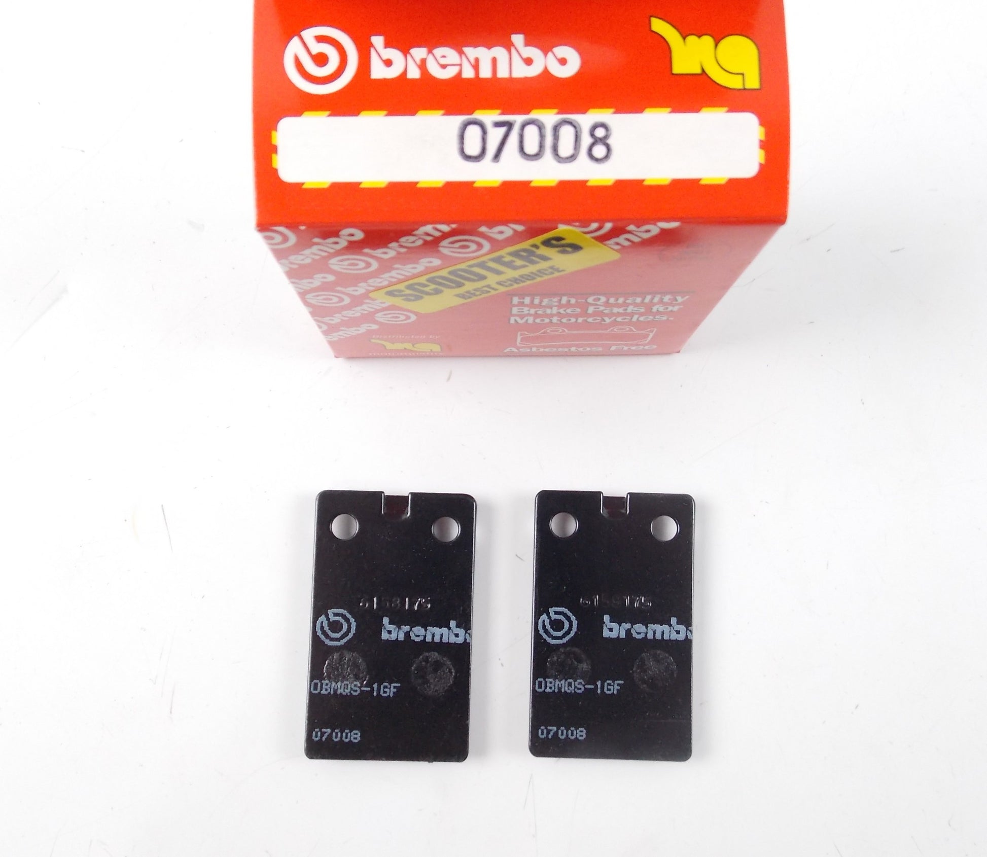 BREMBO FRONT WHEEL BRAKE PADS 07008CC APRILIA GILERA MALAGUTI BENELLI FANTIC - MotoRaider