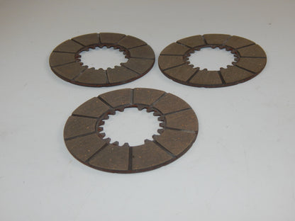 3 SURFLEX CLUTCH DISCS 88-M-6 1953 VESPA PIAGGIO VINTAGE SCOOTER MOTOR - MotoRaider
