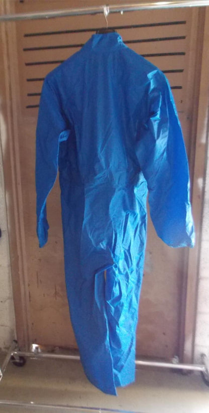 1990's LOOKWELL WATERPROOF MOTORCYCLE RAIN SUITE BLUE SMALL L=60" W=21" DUCATI - MotoRaider