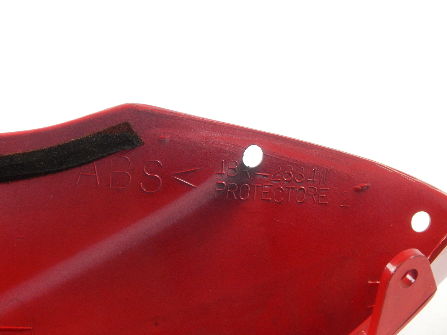 OEM YAMAHA 1992-1998 XJ600 RED LEFT FAIRING PROTECTOR 4BR-2834W - MotoRaider