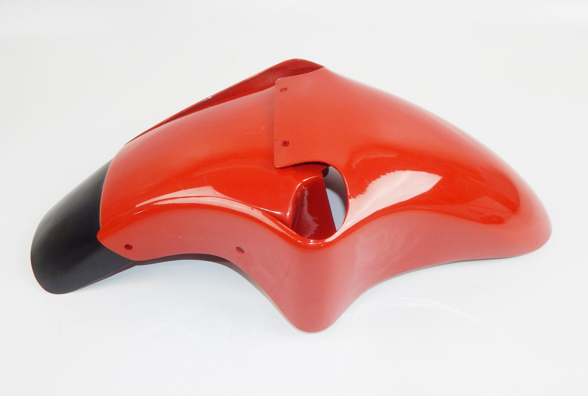 OEM DUCATI CAGIVA ALAZURRA 1985-87 FRONT RED MUDGUARD FIBERGLASS FENDER VINTAGE - MotoRaider