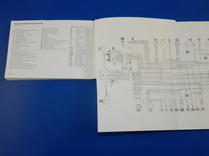 1989 MORINI 350 501 EXCALIBUR NEW YORK MANUAL MAINTENANCE BOOK+WIRING DIAGRAM - MotoRaider