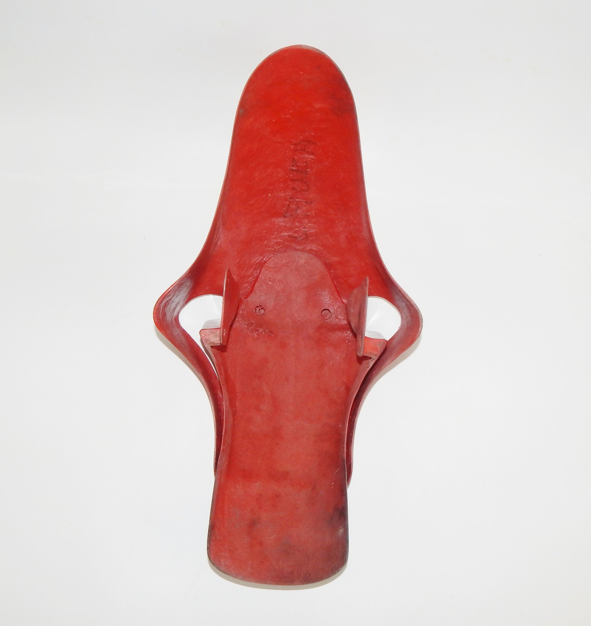 OEM DUCATI CAGIVA ALAZURRA 1985-87 FRONT RED MUDGUARD FIBERGLASS FENDER VINTAGE - MotoRaider