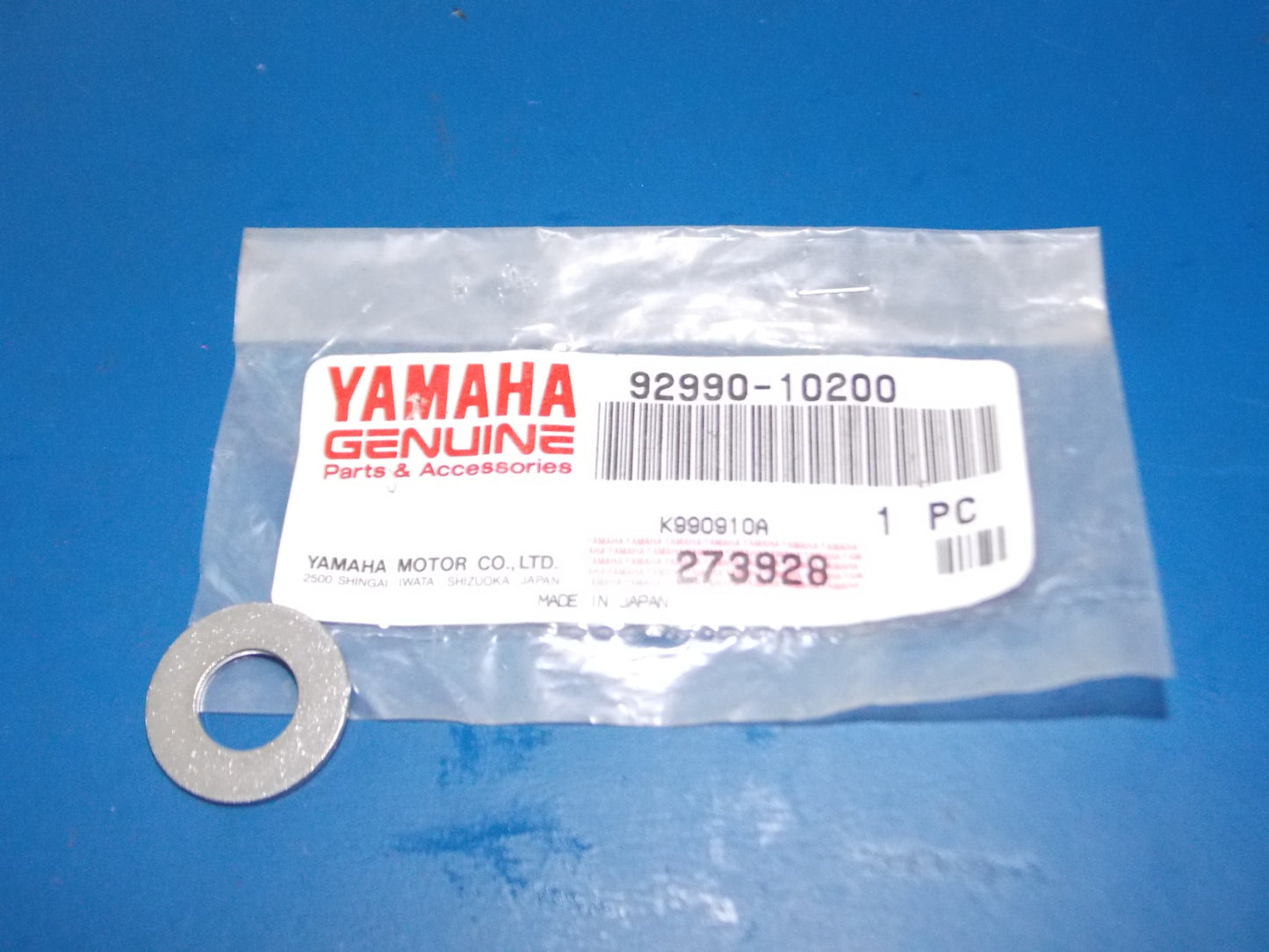 NOS YAMAHA 1968-07 YFZ350 YFM350 PW50 SL338 MX360 RD350  WASHER 92990-10200 - MotoRaider