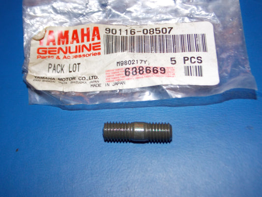 NOS YAMAHA 1988-2007 YFM350/80/660 YFS200 YFZ350 YFA1 STUD BOLT  90116-08507 - MotoRaider
