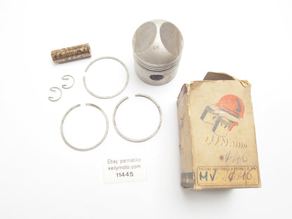 NOS DINAMIN PISTON + PIN + RINGS + CIRCLIPS SET CPL. D. 46 mm MV AGUSTA MOTOR - MotoRaider