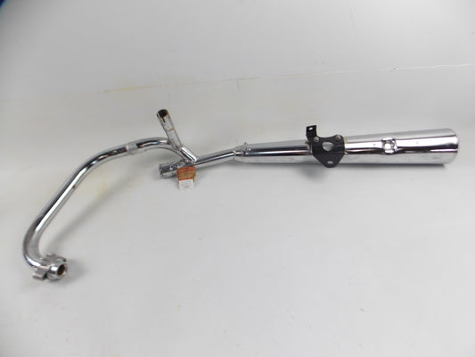 OEM SUZUKI EXHAUST MUFFLER PIPE CHROME PART # 14302-33212 - MotoRaider