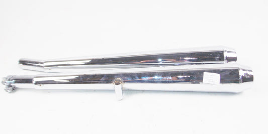 1 PR SITO VINTAGE MOTOCYCLE MUFFLER EXHAUST PIPES L=700mm ID=34mm VINTAGE ITALY - MotoRaider