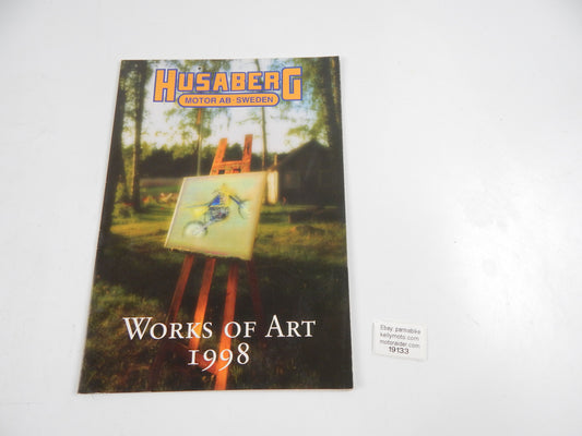 1998 HUSABERG MODEL LINE UP BROCHURE POSTER MARK II FE FC FX 400 501 600 - MotoRaider