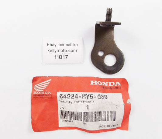 HONDA 1998 CB500 STAY LEFT WINKER TURN SIGNAL MOUNT 64224-MY5-G30 64224MY5G30 - MotoRaider