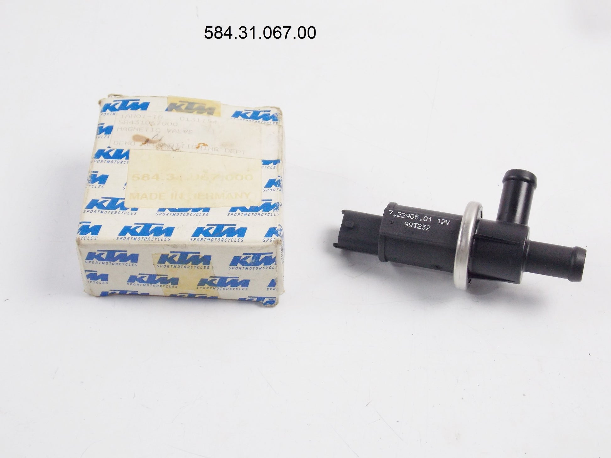 NOS OEM KTM 2007 950 Super Enduro R MAGNETIC VALVE PIRBURG EPC '98 58431067000 - MotoRaider