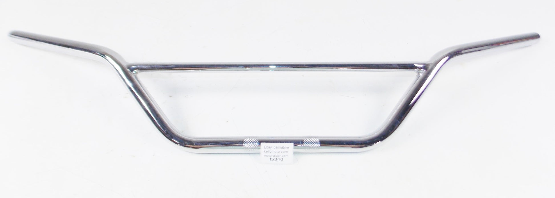 VINTAGE 7/8" 22mm CHROME HANDELBAR W=33" PB=4" R=5" TOMMASELLI STYL CROSS ENDURO - MotoRaider
