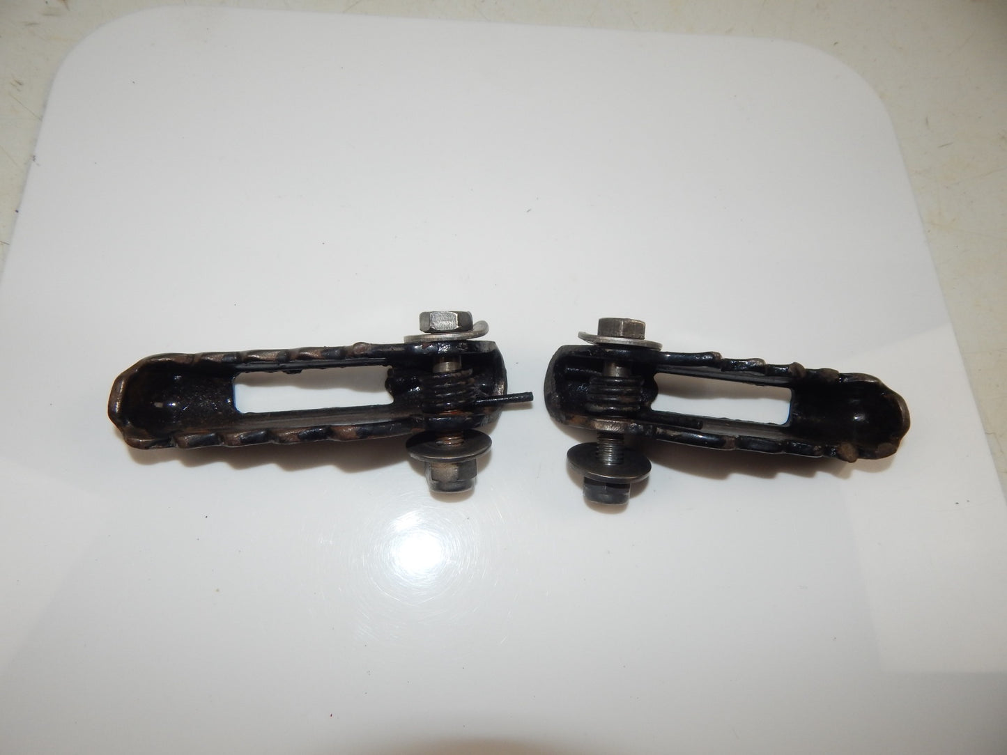 1970's FANTIC TRAIL 125 FRAME CHASSIS FOOT STAND RH LH PEG STAY VINTAGE ITALY - MotoRaider