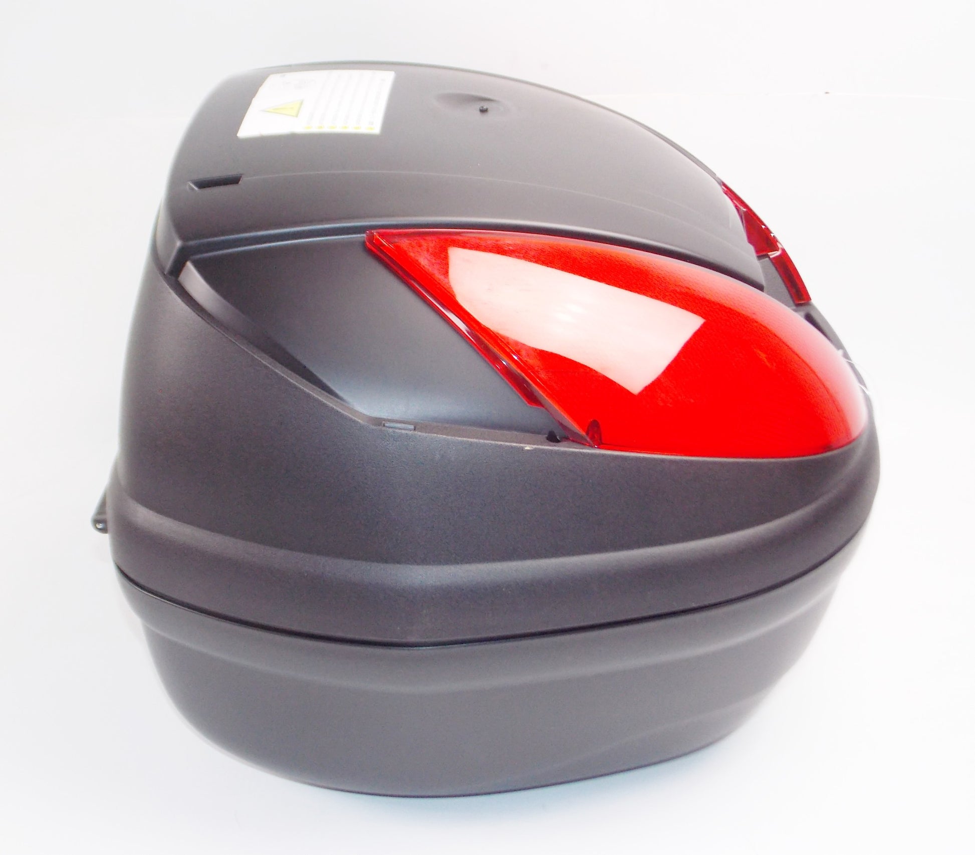 SCOOTER TOP CASE LUGGAGE 37L BLACK+MOUNT PLATE+SILVER PANEL MALAGUTI 06511003 - MotoRaider