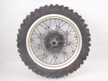 1980's HUSQVARNA REAR HUB WHEEL SPROCKET TIRE NORDISC GOLD 2.50 x 18" 151682701 - MotoRaider