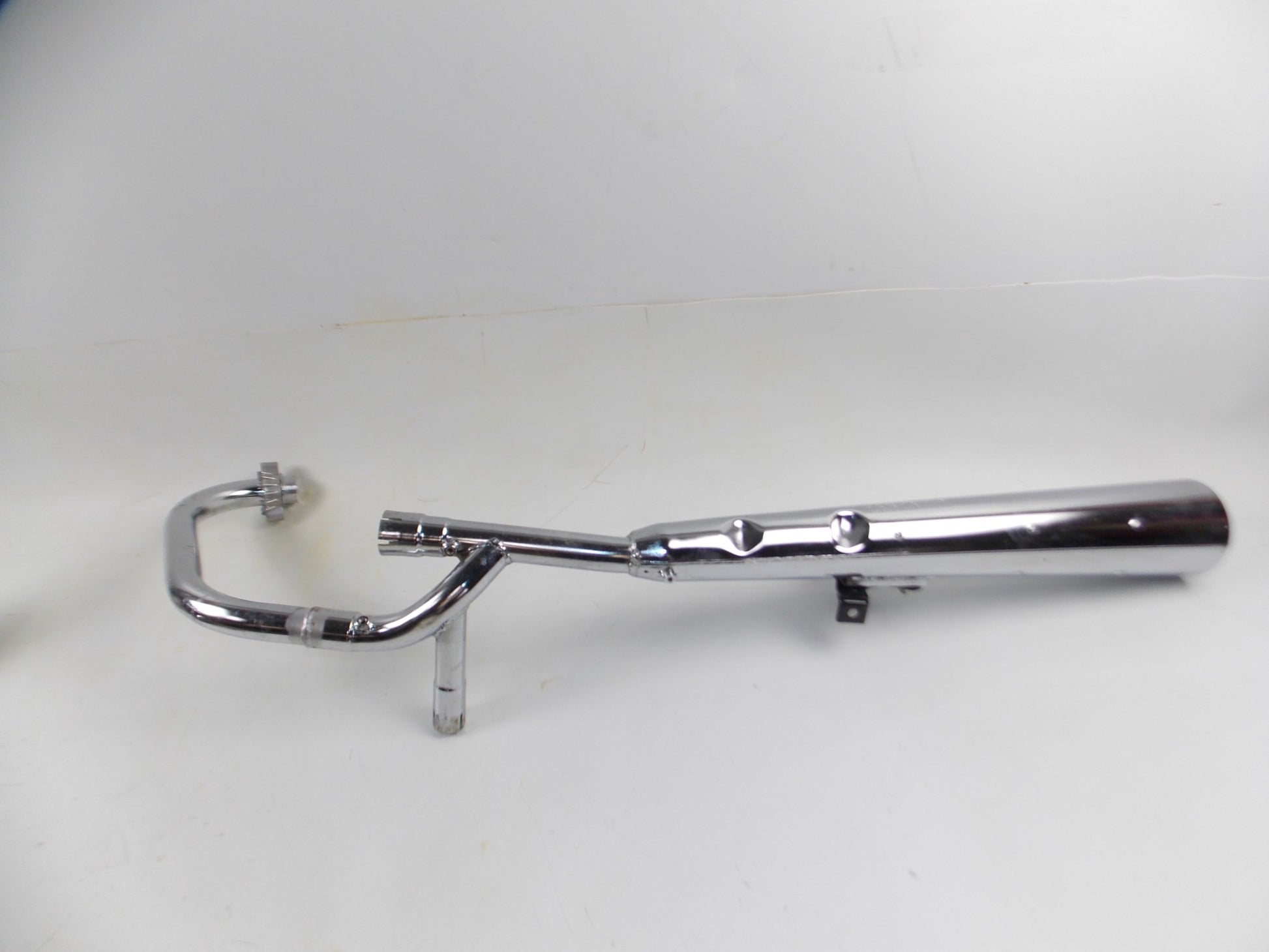 OEM SUZUKI EXHAUST MUFFLER PIPE CHROME PART # 14302-33212 - MotoRaider