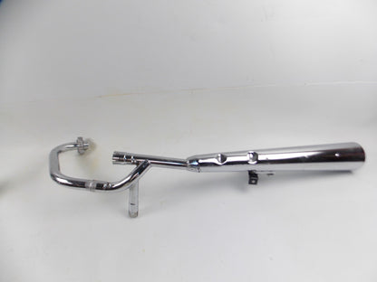 OEM SUZUKI EXHAUST MUFFLER PIPE CHROME PART # 14302-33212 - MotoRaider