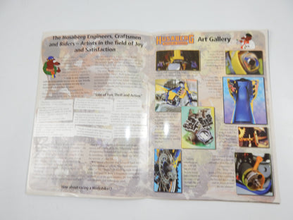 1998 HUSABERG MODEL LINE UP BROCHURE POSTER MARK II FE FC FX 400 501 600 - MotoRaider