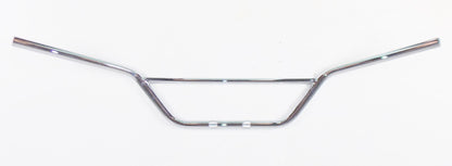 VINTAGE 7/8" 22mm CHROME HANDELBAR W=33" PB=4" R=5" TOMMASELLI STYL CROSS ENDURO - MotoRaider