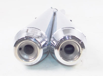 1 PR SITO VINTAGE MOTOCYCLE MUFFLER EXHAUST PIPES L=700mm ID=34mm VINTAGE ITALY - MotoRaider