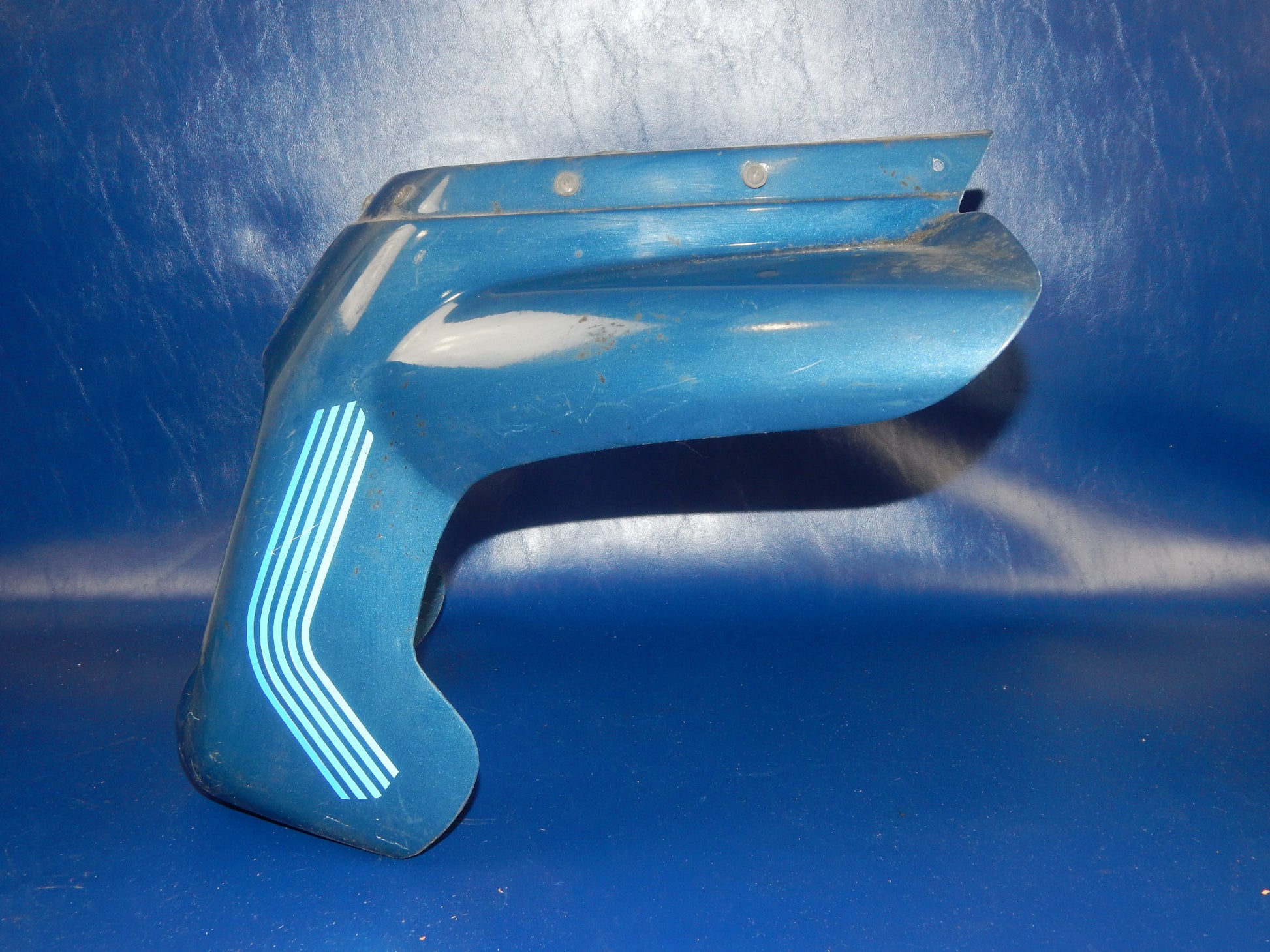 1980's MOTORCYCLE WINDLINE UPPER FAIRING COWLING BLUE CAGIVA SUZUKI - MotoRaider
