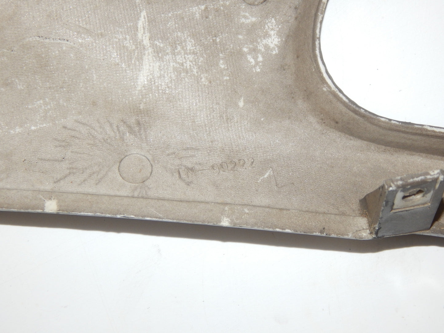 1993 YAMAHA CR50Z SCOOTER LOWER LEFT FAIRING COVER PANEL SILVER GRAY TM-99222 - MotoRaider