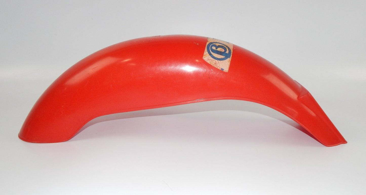 UFO Z-105 MUDGUARD REAR FENDER RED PLASTIC L=32" BETA VINTAGE ENDURO - MotoRaider