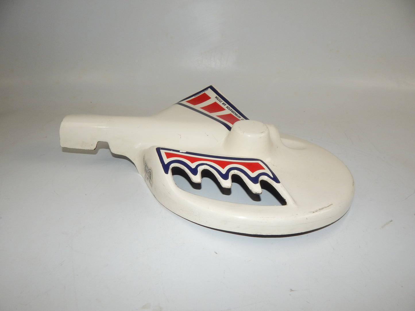 1980's MOTORCYCLE FRONT WHEEL LH ROTOR FIBERGLASS PROTECTOR COVER COSMOTO ITALY - MotoRaider
