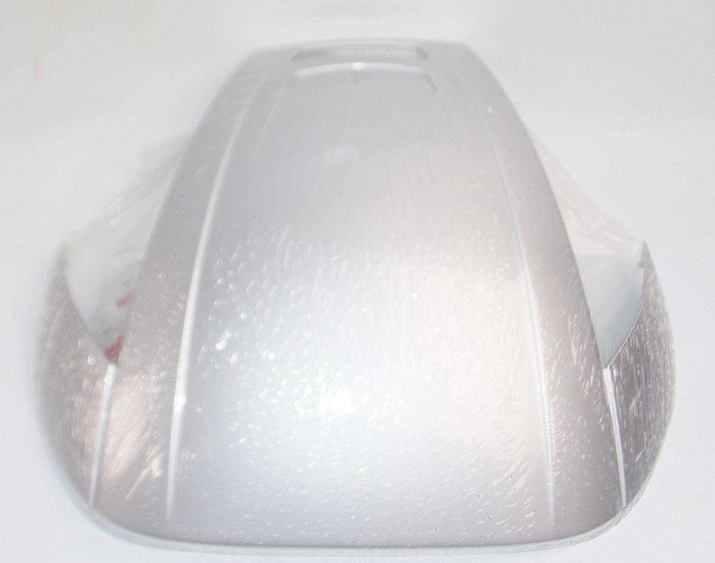 SCOOTER TOP CASE LUGGAGE 37L BLACK+MOUNT PLATE+SILVER PANEL MALAGUTI 06511003 - MotoRaider