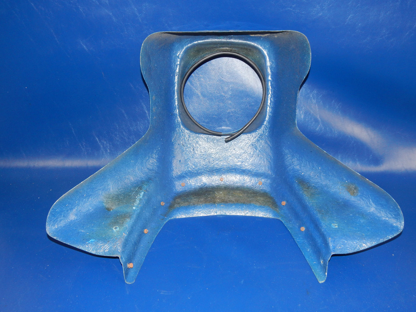 1980's MOTORCYCLE WINDLINE UPPER FAIRING COWLING BLUE CAGIVA SUZUKI - MotoRaider