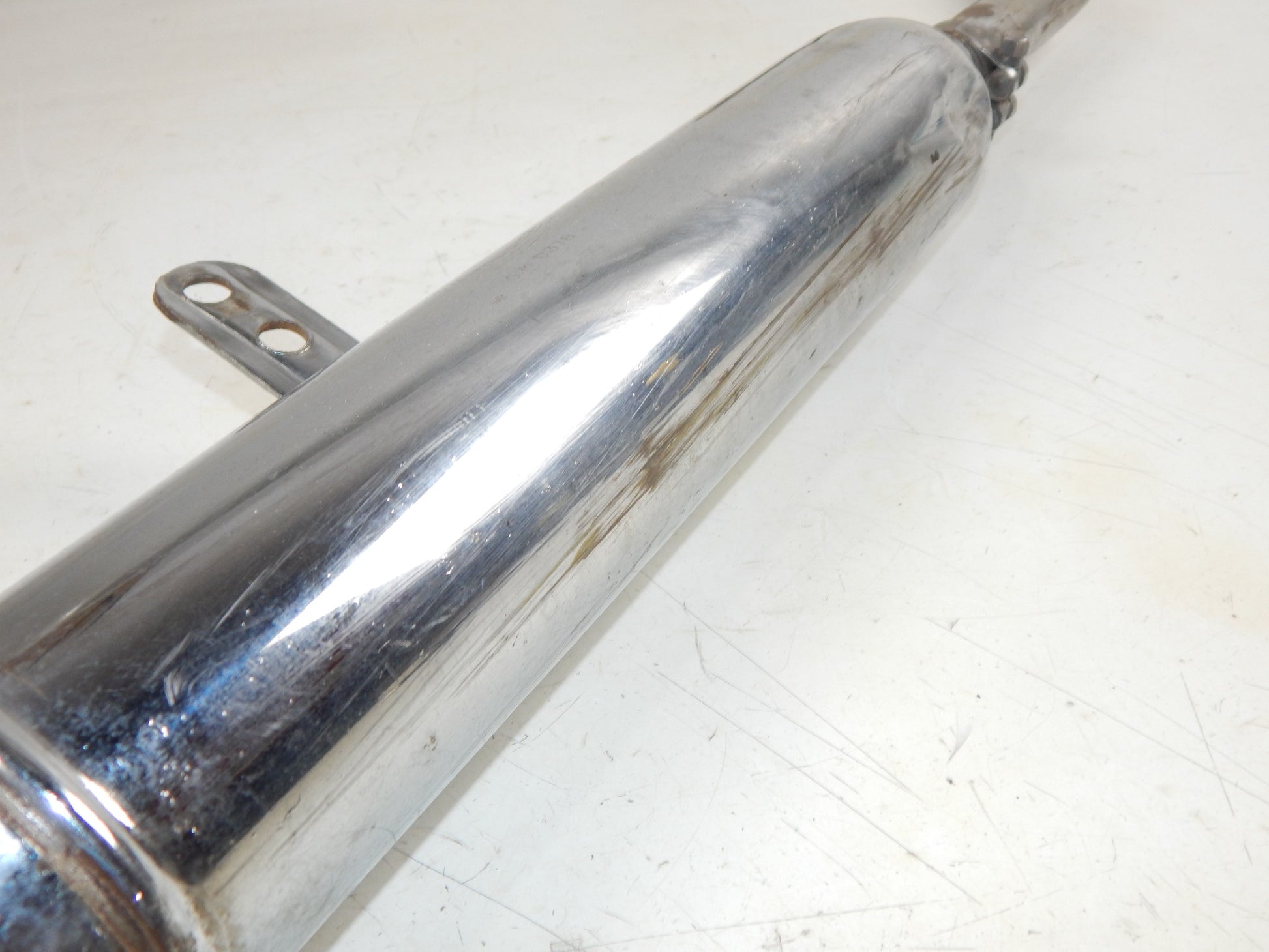 1970 GILERA 125 GIUBILEO HEADER+EXHAUST PIPE MUFFLER SILENTIUM DGM 0378 VINTAGE - MotoRaider