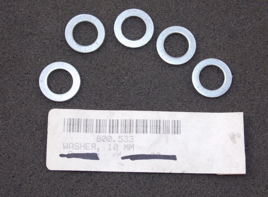NOS OEM E-TON WASHER 10mm SET OF 5 800.533 | 800533 - MotoRaider